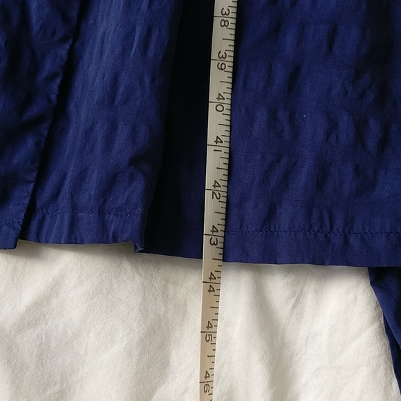 Zara navy duster/trench dress EUC - Picture 12 of 16